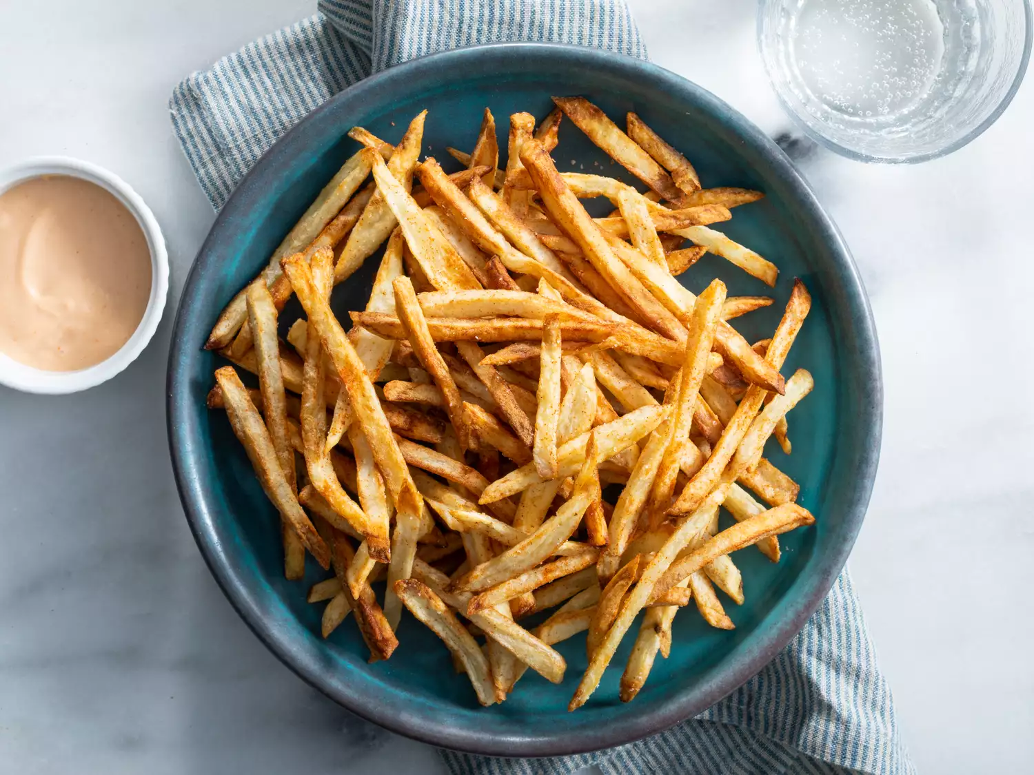 Air Fryer French Fries with a dip